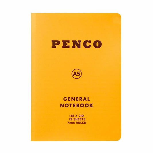 Soft PP Notebook A5 Ruled Yellow