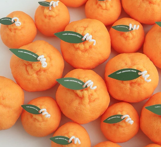 Handmade Tangerine Aroma Candle
