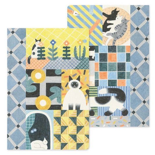 Midori Yuru Log Notebook <B6> Cat