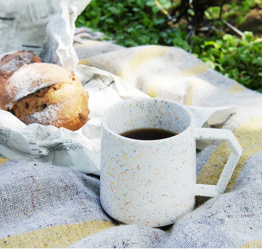 Chips Mug SPLASH white-orange | 380ml