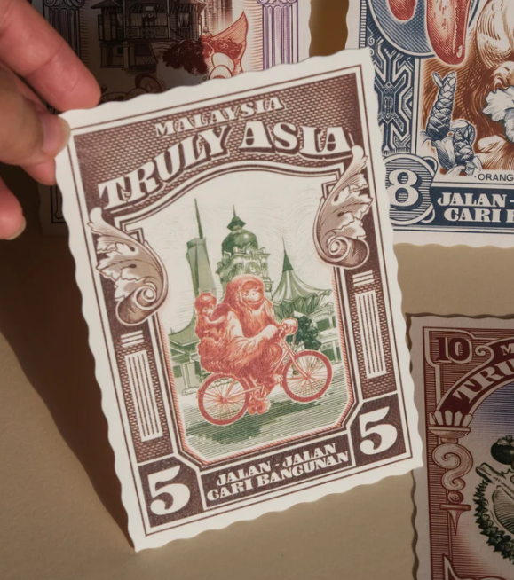 Malaysia Truly Asia: Jalan-jalan Cari Bangunan – Geformte Postkarte