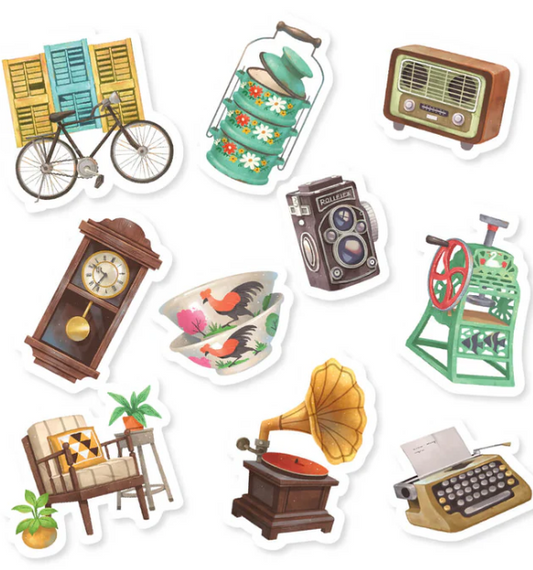 Gute alte Zeiten, inspirierende Tage – Deko-Sticker