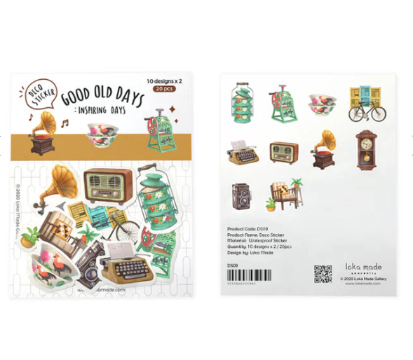 Good Old Days, Inspiring Days - Deco Sticker