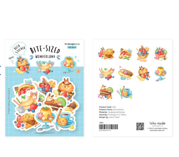 Bite-Sized Wonderland - Deco Sticker