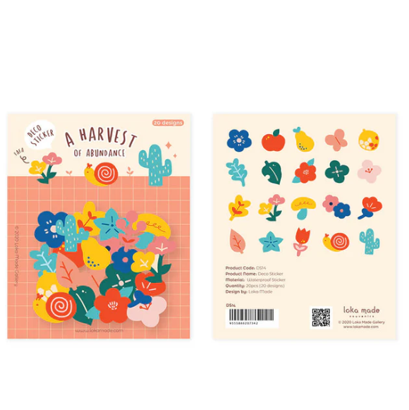A Harvest of Abundance - Deco Sticker