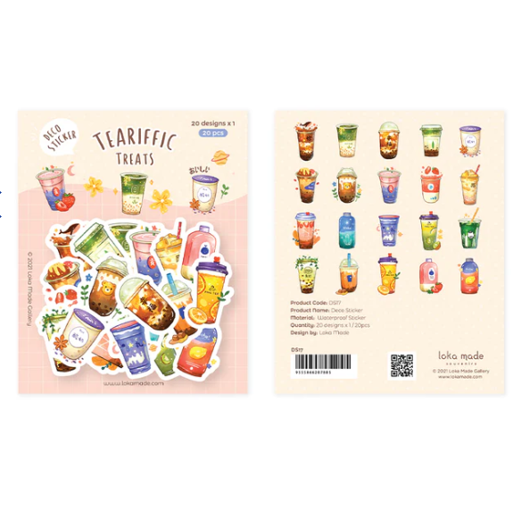 Teariffic Treats - Deco Sticker