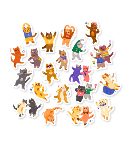 Pawsitive Vibes - Deko-Sticker