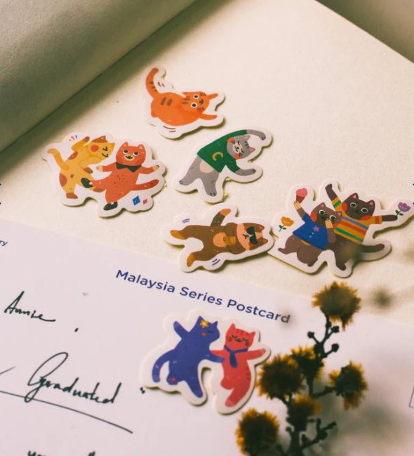Pawsitive Vibes - Deko-Sticker