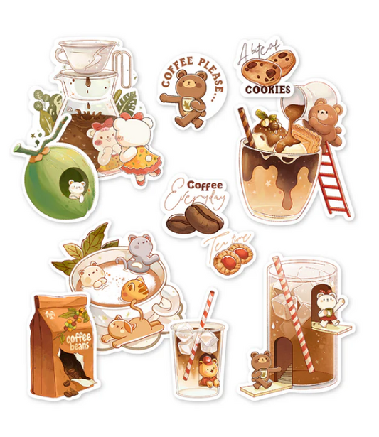 Coffeelogy - Deko-Aufkleber
