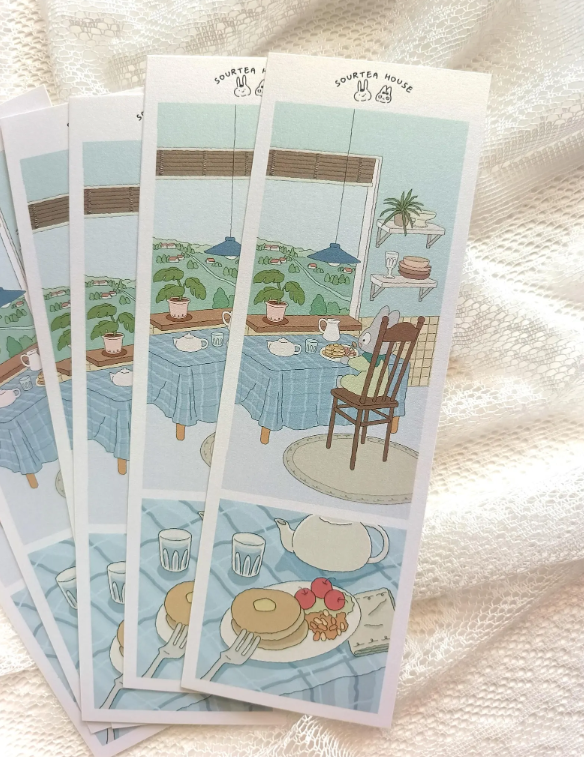 SOURTEAHOUSE BREAKFAST -BOOKMARK-1pcs