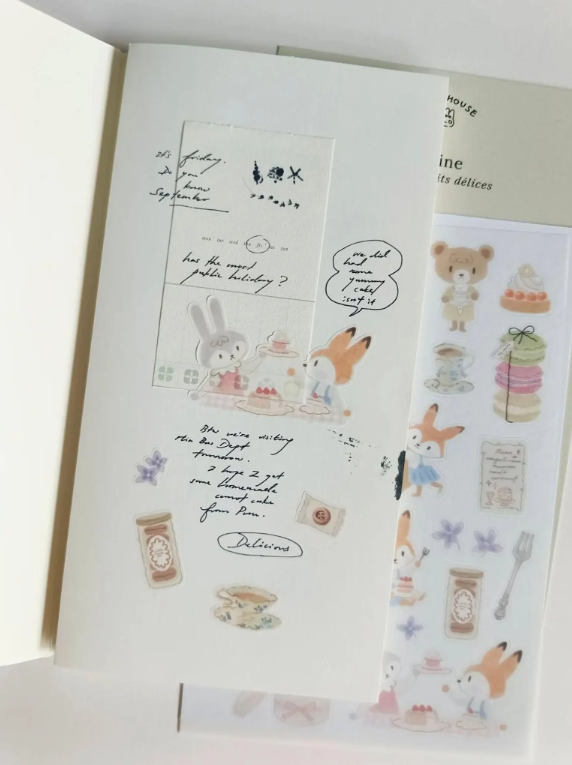 SOURTEAHOUSE PETIT DELICES- Washi Sticker