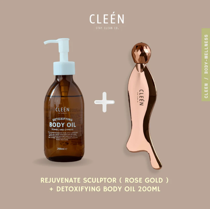Cleén Rejuvenate Sculptor + 1 Detoxifying Body Oil Bundle