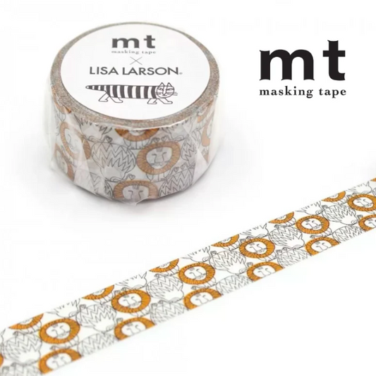 MT x Lisa Larson Washi Tape - Lion