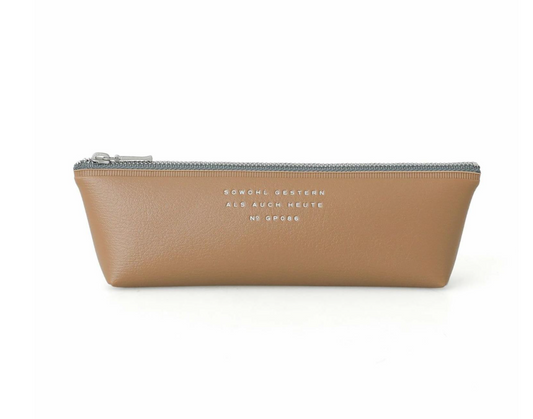 Hightide PASSEN Fastener Pen Case - Brown