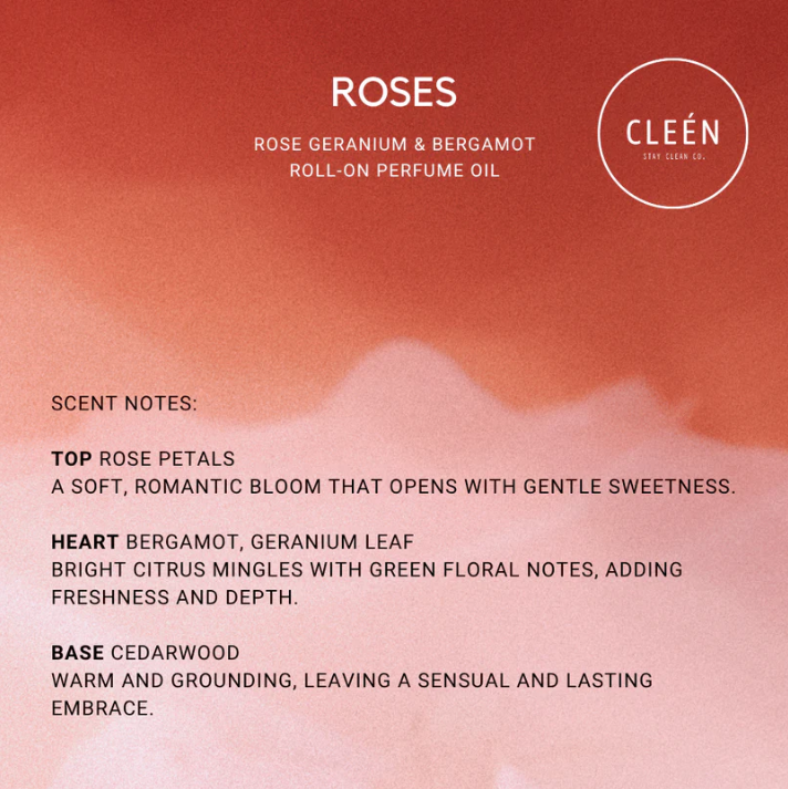 Cleén White Roses On Perfume Oil 10ml