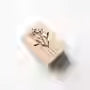 Vintage Holz-Blumenstempel
