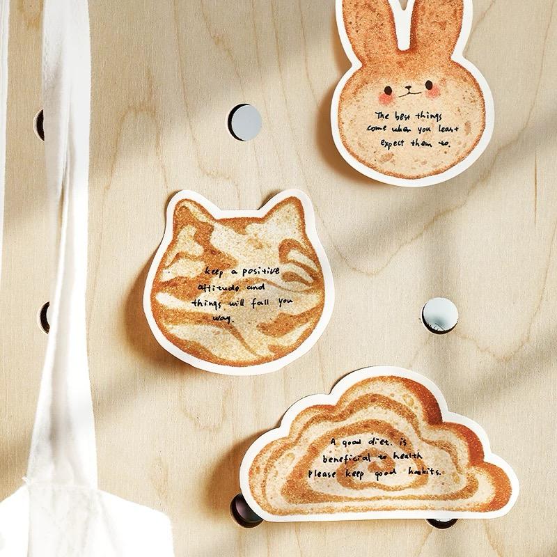 Bread Series 30 Sheets Sticky Notes