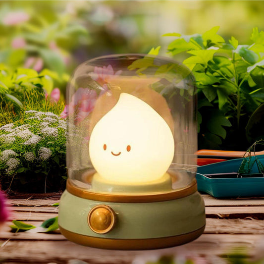 Oil Lantern Flame LED Night Lamp