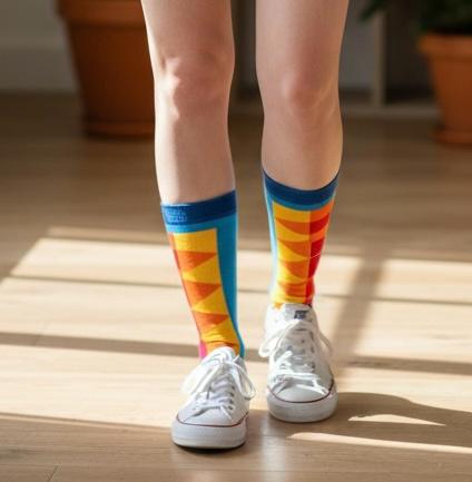Mori Luna Socks - Colourful