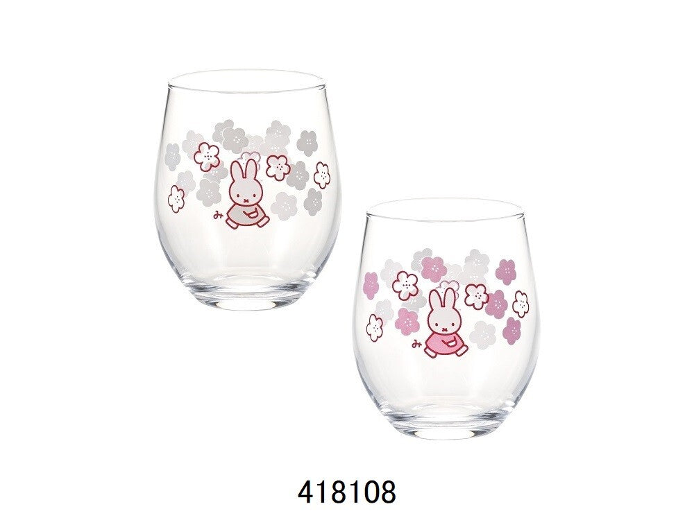 Miffy Cup Color Changing Glass-Honoka (flower) cold glass -1 pcs