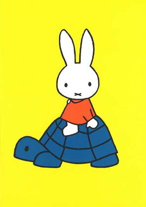 Postcard - Miffy and the Blue Tortoise