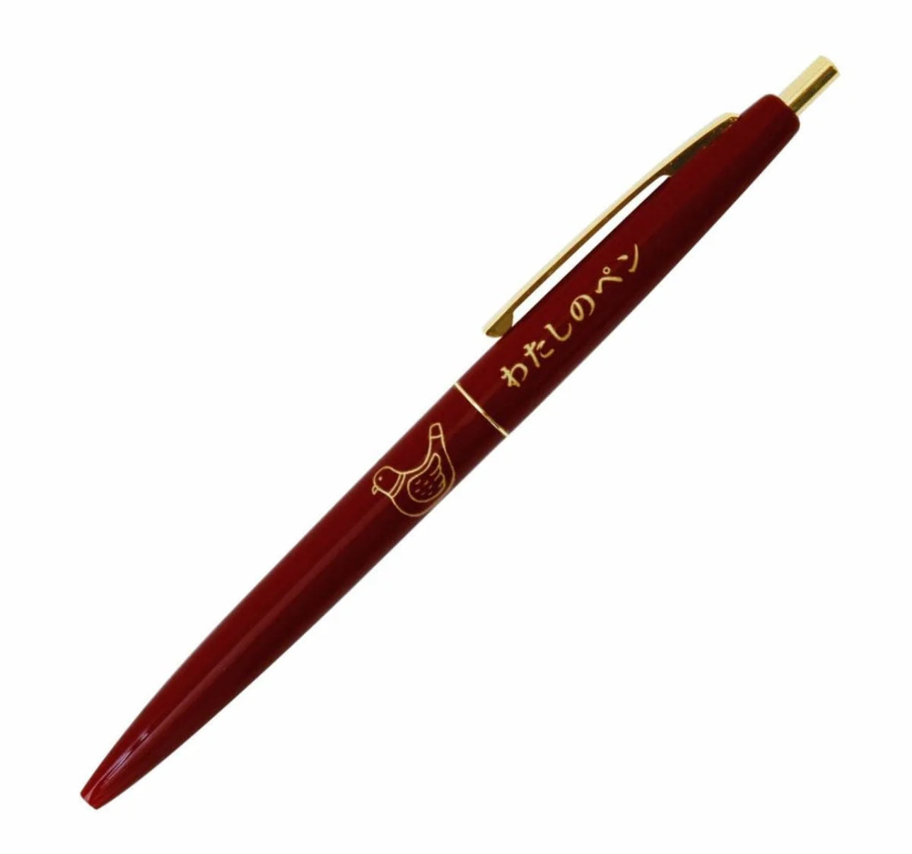 Hightide New Retro Knock Ballpoint Pen (Red) - Dove