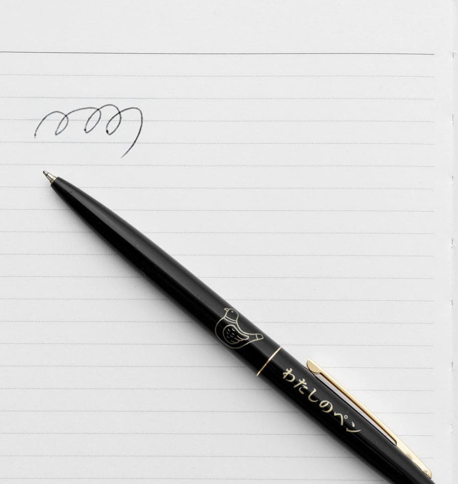 Hightide New Retro Knock Ballpoint Pen (Red) - Dove