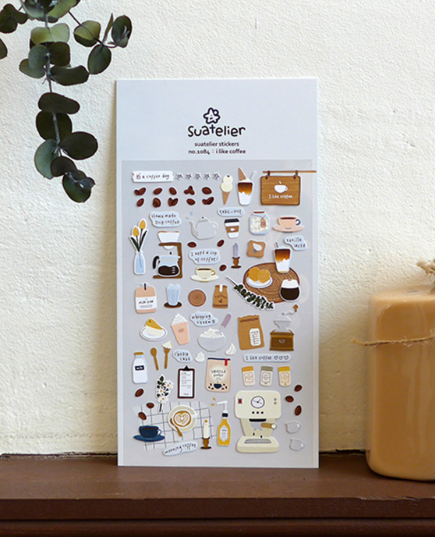 SUATELIER DESIGN STICKER - I like coffee