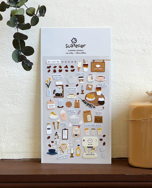 SUATELIER DESIGN STICKER - I like coffee