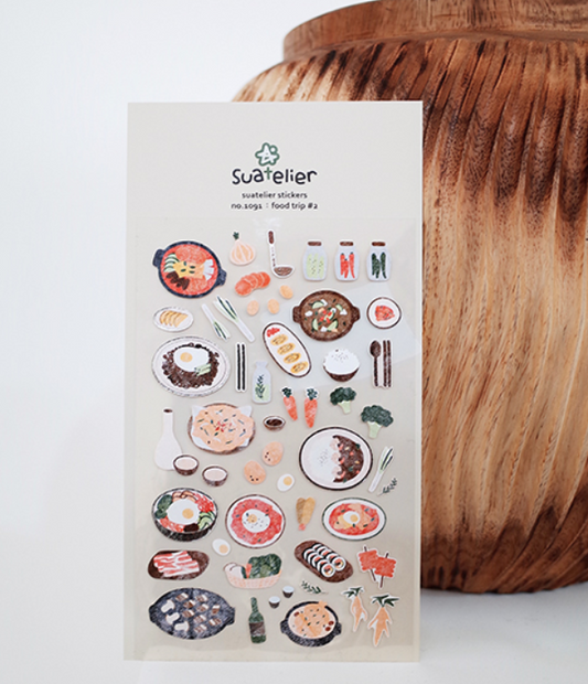 SUATELIER DESIGN STICKER - Food Trip #2