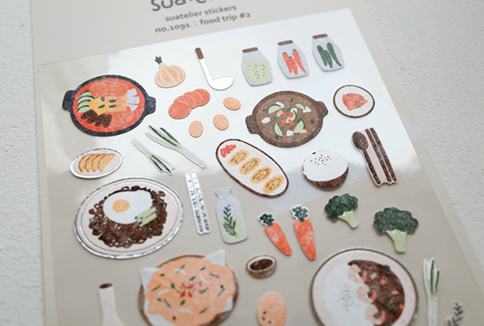 SUATELIER DESIGN STICKER - Food Trip #2