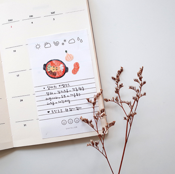 SUATELIER DESIGN STICKER - food trip #2