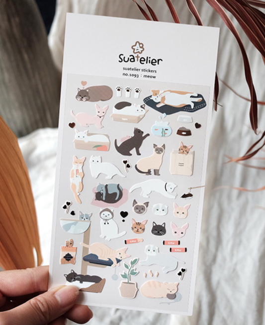 SUATELIER DESIGN AUFKLEBER - Miau