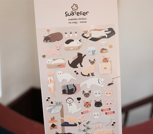 SUATELIER DESIGN AUFKLEBER - Miau
