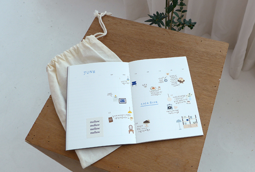SUATELIER DESIGN STICKER - café blue