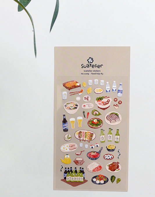 SUATELIER DESIGN STICKER - Food Trip #3