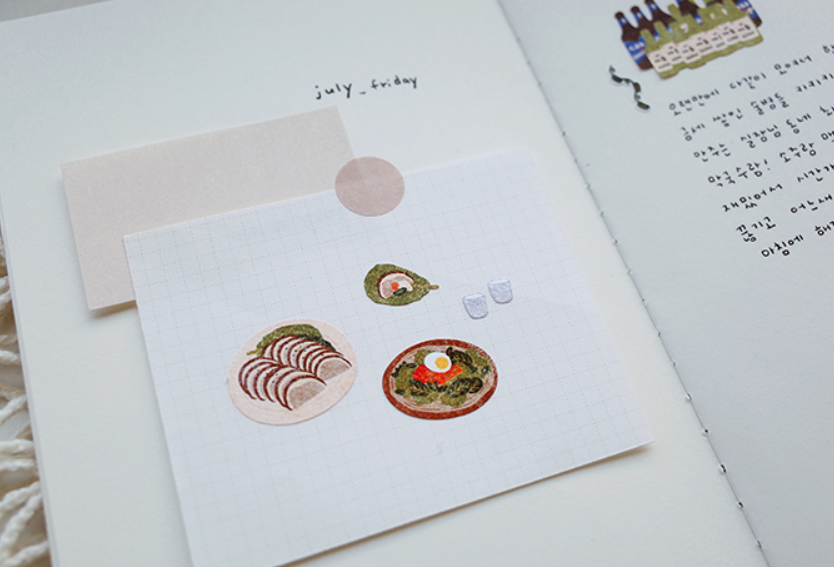 SUATELIER DESIGN STICKER - food trip #3