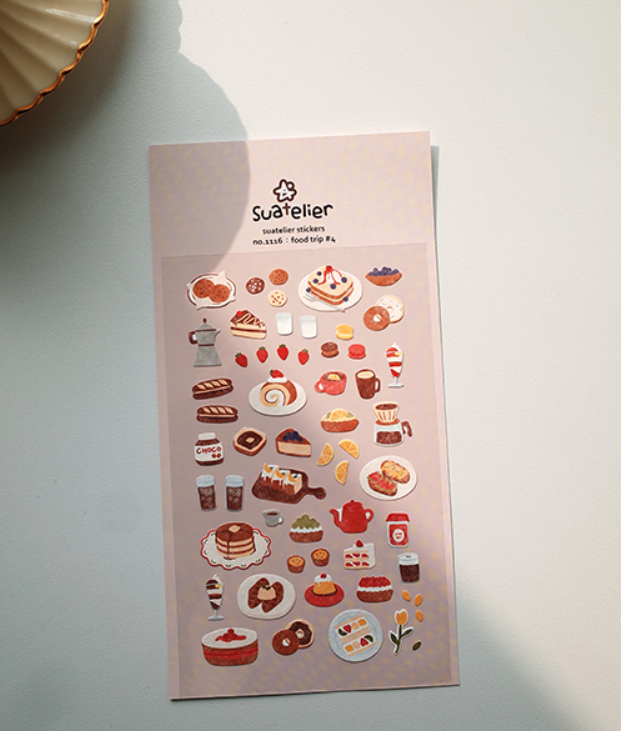 SUATELIER DESIGN STICKER - food trip #4