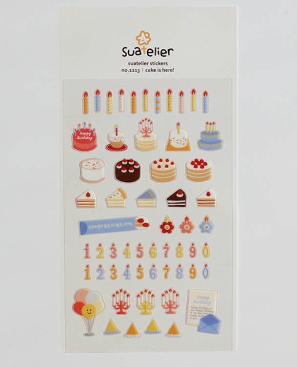SUATELIER DESIGN STICKER - cake is here!
