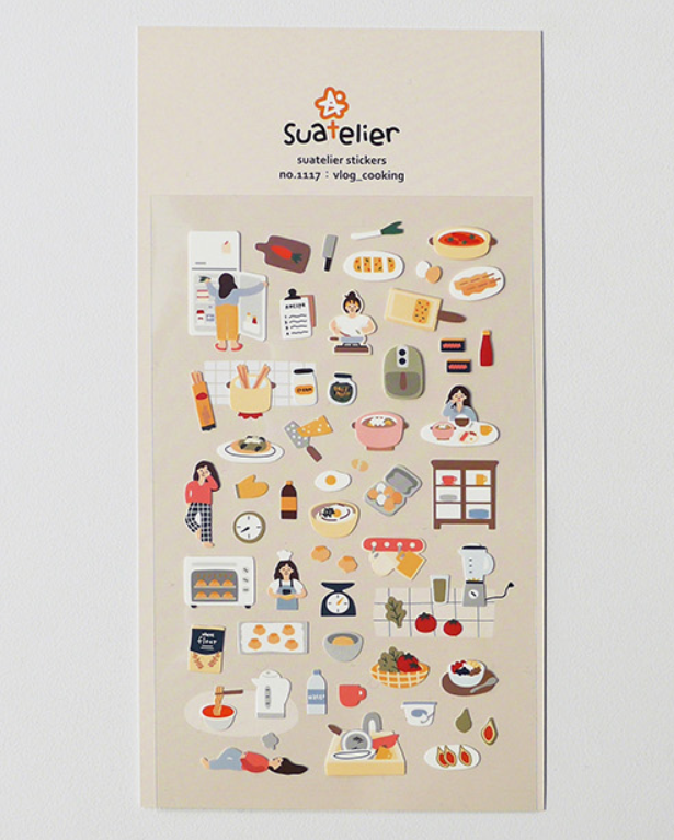 SUATELIER DESIGN STICKER - vlog_kochen