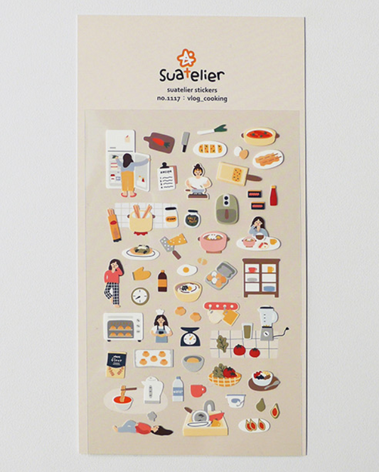 SUATELIER DESIGN STICKER - vlog_kochen