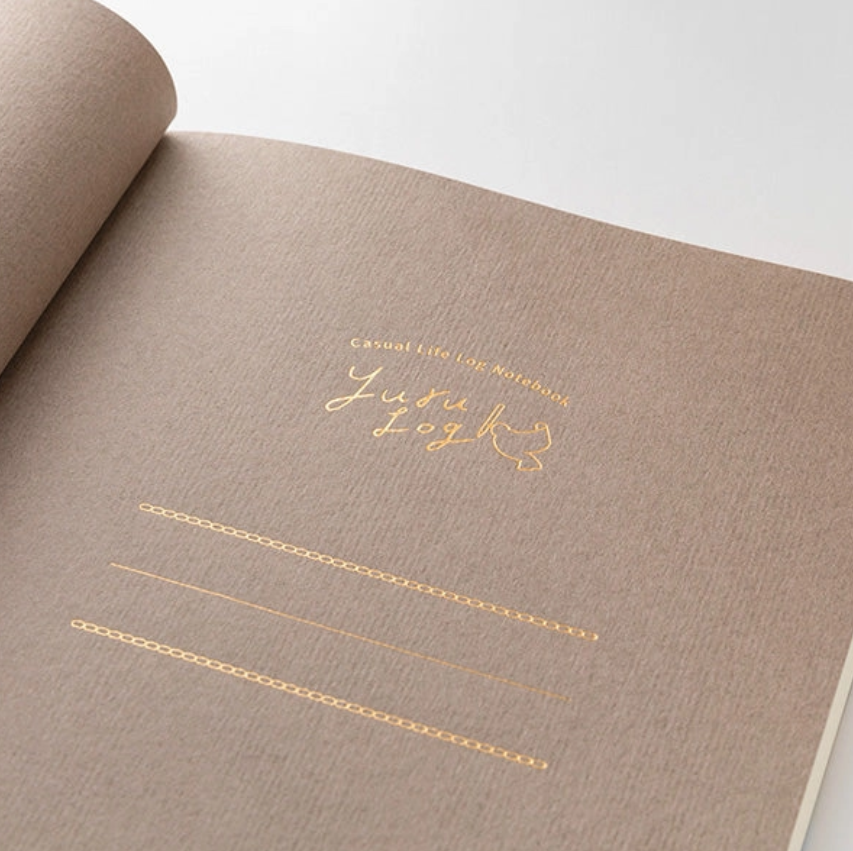 Midori Yuru Log Notebook <B6> Watercolour