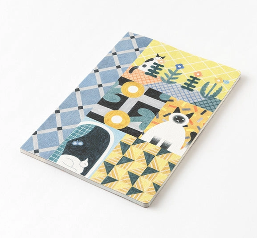 Midori Yuru Log Notebook <B6> Cat