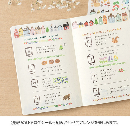Yuru Log Notebook <B6> Scandinavia