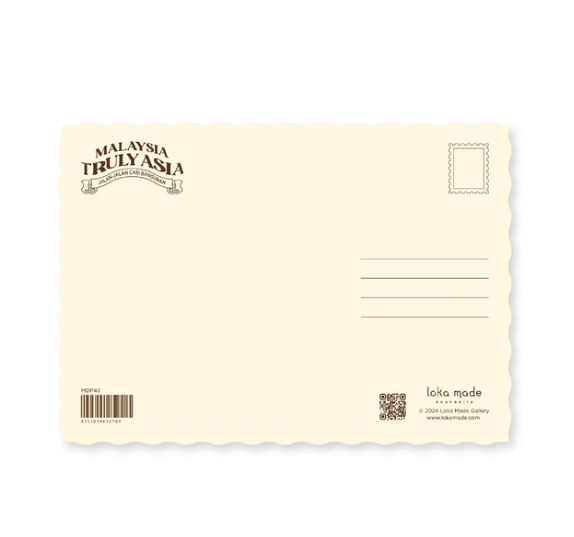 Malaysia Truly Asia: Jalan-jalan Cari Bangunan - Shaped Postcard
