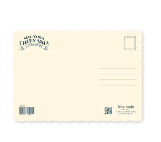 Malaysia Truly Asia: Jalan-jalan Cari Bunga - Shaped Postcard