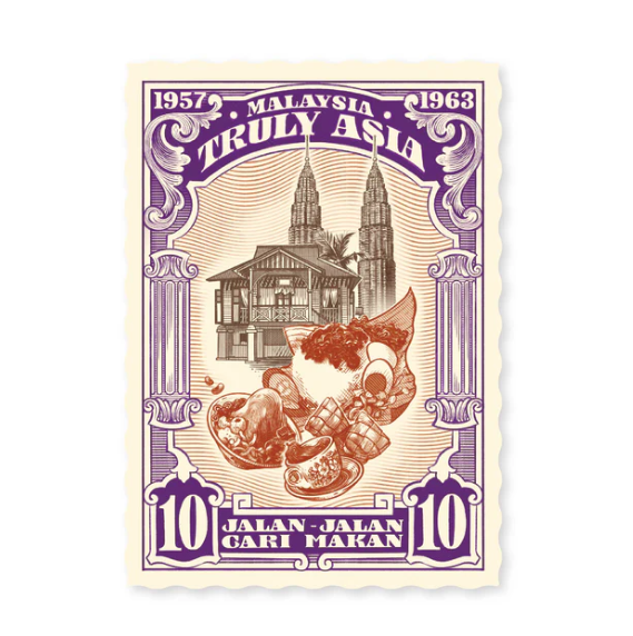 Malaysia Truly Asia Postcard Collectible Set (6 in 1)