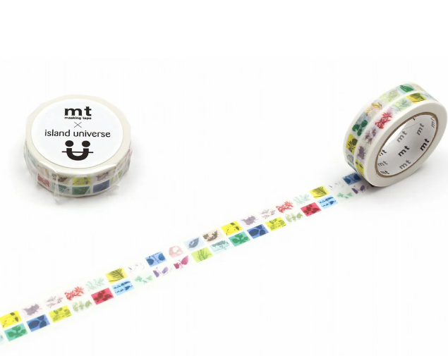 MT x Island Universe Washi Tape Flaggen Blatt S