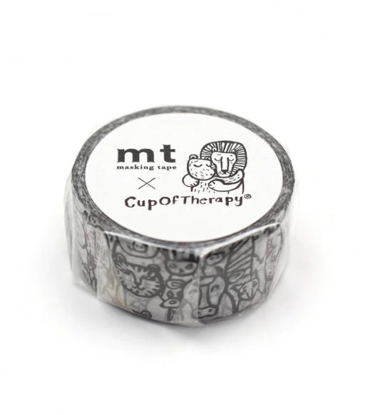 MT x Scandinavian Washi Tape Tasse Therapie Tiere 7m
