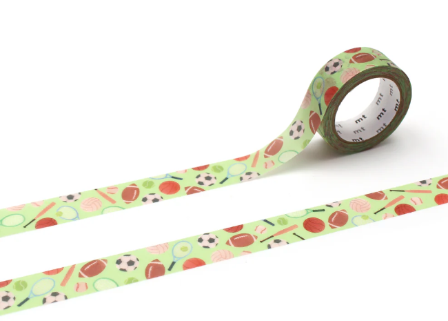 MT Maruichikyu Washi Tape - Various Ball Games